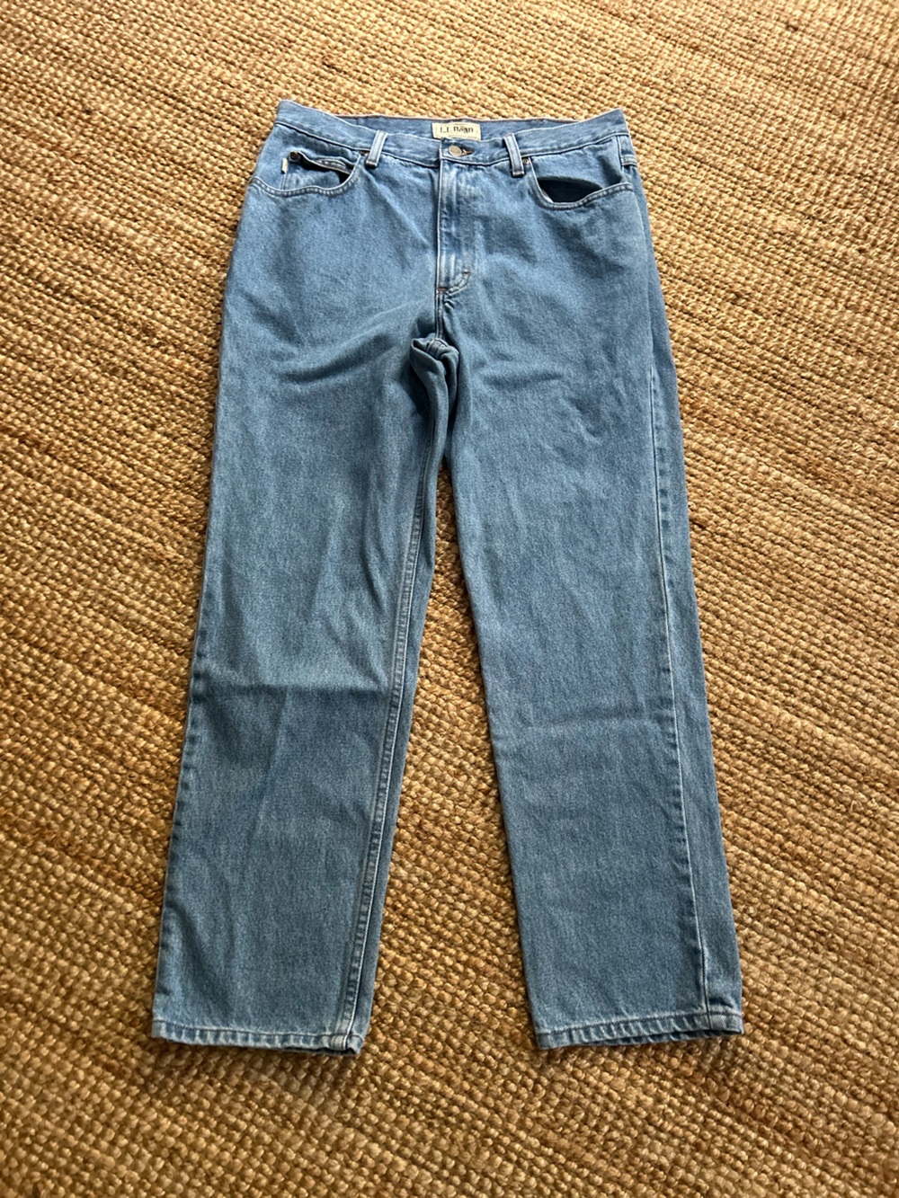 L.L. Bean Classic Light Blue Straight-Leg Jeans